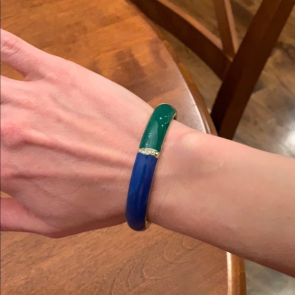 Talbots green and blue bangle